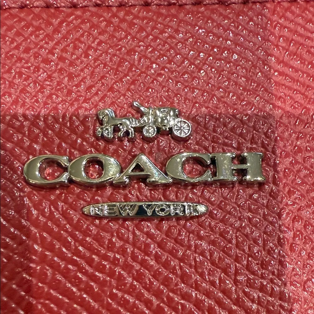 Coach structured pebbled